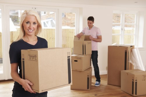 Office relocation and removals support illustration