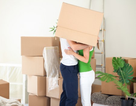 Packing and loading belongings for a local move in Notting Hill