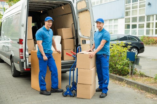 Low-carbon van used for sustainable removals in Notting Hill